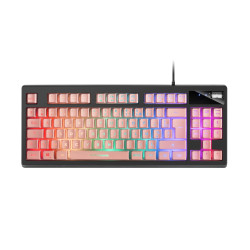 Clavier Gamer Mars Gaming MKAX RGB (Noir Rose)