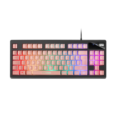 Clavier Gamer Mars Gaming MKAX RGB (Noir Rose)
