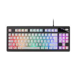 Clavier Gamer Mars Gaming MKAX RGB (Noir Blanc)