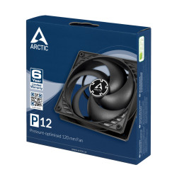 Ventilateur de boitier Arctic P12 12cm (Noir)