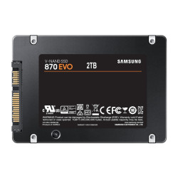 Disque SSD Samsung 870 Evo 2To (2000Go) - S-ATA 2,5"