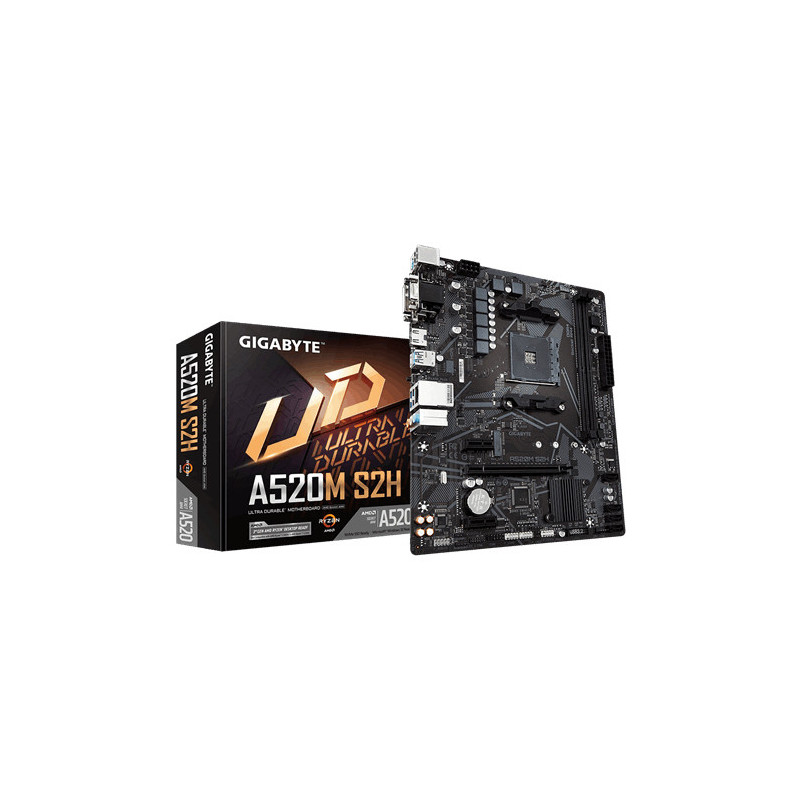 Carte Mère Gigabyte A520M S2H (AM4) Micro ATX