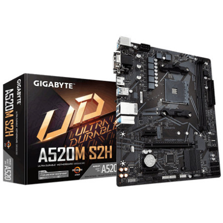 Carte Mère Gigabyte A520M S2H (AM4) Micro ATX