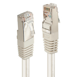 Câble Cordon réseau Lindy RJ45 Catégorie 6 FTP (F UTP) Droit 30m (Gris)
