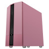 Boitier Mini Tour Micro ATX iTek Liflig P41 RGB avec panneau vitré (Rose)