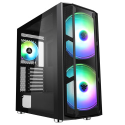 Boitier Grand Tour E-ATX iTek Majes 20 Evo RGB avec panneaux vitrés (Noir)
