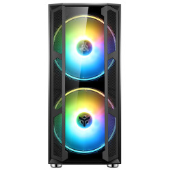Boitier Grand Tour E-ATX iTek Majes 20 Evo RGB avec panneaux vitrés (Noir)