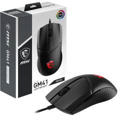 Souris filaire Gamer MSI Clutch GM41 Lightweight RGB (Noir)