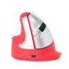 Souris sans fil Bluetooth ergonomique pour gaucher R-Go He Sport (Gris Rouge)