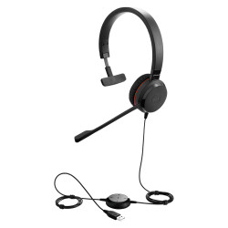 Casque Micro Jabra Evolve 20 UC Mono USB (Noir)