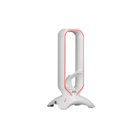 Support Casque Mars Gaming MHHPRO W RGB (Blanc)