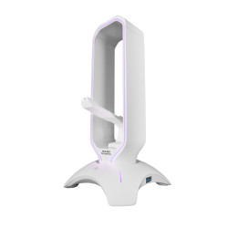 Support Casque Mars Gaming MHHPRO W RGB (Blanc)