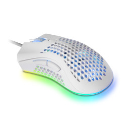 Souris filaire Gamer Mars Gaming MMEX RGB (Blanc)