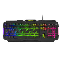Pack 4 en 1 Gamer (Clavier Souris Casque Tapis) Mars Gaming MCPRGB2 RGB (Noir)