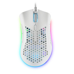 Souris filaire Gamer Mars Gaming MMEX RGB (Blanc)