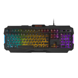 Pack 4 en 1 Gamer (Clavier Souris Casque Tapis) Mars Gaming MCPRGB2 RGB (Noir)