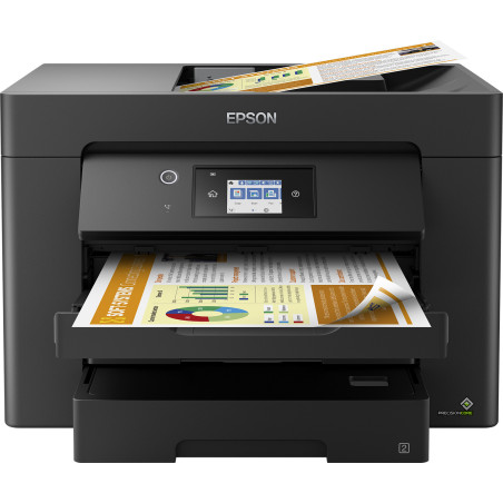 Imprimante Multifonctions A3 Epson WorkForce WF-7830DTW Recto-Verso (Noir)