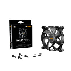 Ventilateur de boitier Be Quiet Shadow Wings 2 - 12cm (Noir)
