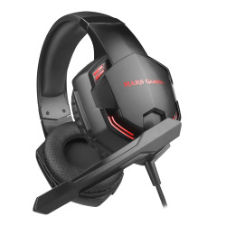 Casque Micro Gamer Mars Gaming MHX Pro 7.1 (Noir Rouge)