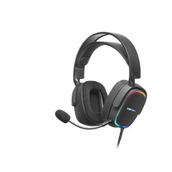 Casque Micro Gamer Mars Gaming MHAX RGB (Noir)