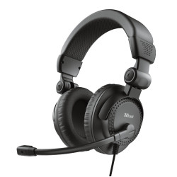 Casque Micro Gamer Trust Como (Noir)