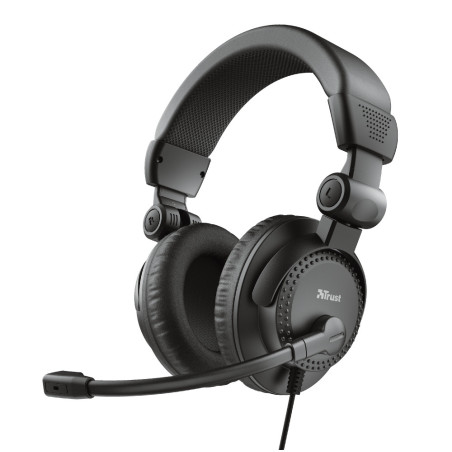Casque Micro Gamer Trust Como (Noir)