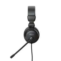 Casque Micro Gamer Trust Como (Noir)