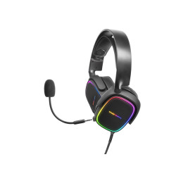 Casque Micro Gamer Mars Gaming MHAX RGB (Noir)