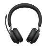 Casque Micro Jabra Evolve2 65 Stereo UC avec base (Noir)