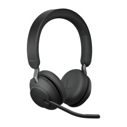 Casque Micro Jabra Evolve2 65 Stereo UC avec base (Noir)