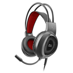 Casque Micro Gamer Mars Gaming MH120 (Noir Rouge)