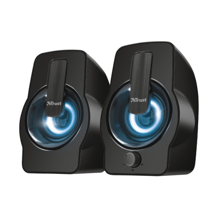 Enceintes Trust Gemi RGB Led USB (Noir)
