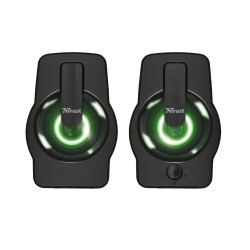 Enceintes Trust Gemi RGB Led USB (Noir)