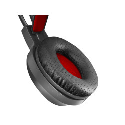Casque Micro Gamer Mars Gaming MH120 (Noir Rouge)