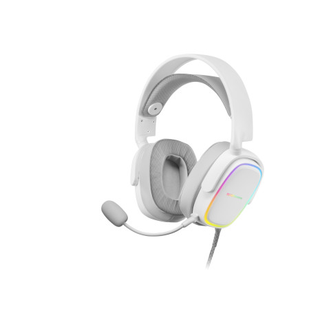 Casque Micro Gamer Mars Gaming MHAX RGB (Blanc)