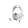 Casque Micro Gamer Mars Gaming MHAX RGB (Blanc)