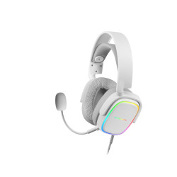 Casque Micro Gamer Mars Gaming MHAX RGB (Blanc)
