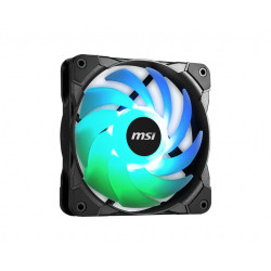 Lot de 3 Ventilateurs de boitier MSI Mag Max F12A-3 RGB 12cm (Noir)