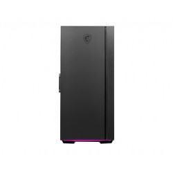 Boitier Moyen Tour E-ATX MSI MPG Quietude 100S RGB avec panneau vitré (Noir)