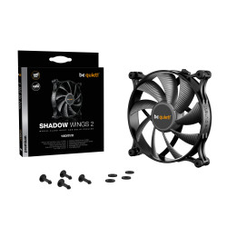 Ventilateur de boitier Be Quiet Shadow Wings 2 PWM - 14cm (Noir)