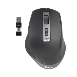 Souris sans fil rechargeable NGS Blur-RB Multimode (2.4 Ghz + Bluetooth) (Noir)