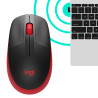 Souris sans fil Logitech M190 (Noir Rouge)