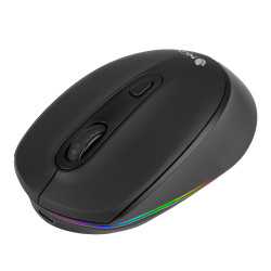 Souris sans fil rechargeable NGS Led Smog-RB Multimode (2.4Ghz+Bluetooth) (Noir)
