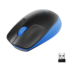 Souris sans fil Logitech M190 (Noir Bleu)