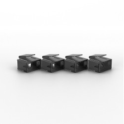 Lot de 20 Connecteurs verrous RJ45 Lindy sans clé (vérrouillage RJ45 mural)