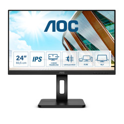 Ecran LED 24" AOC 24P2C Full HD avec KVM (Noir)