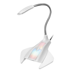 Microphone sur pied Mars Gaming MMIC RGB (Blanc)