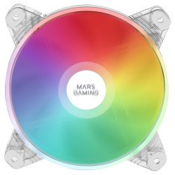Ventilateur boitier Mars Gaming MFD RGB 12cm (Transparent)