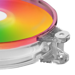 Ventilateur boitier Mars Gaming MFD RGB 12cm (Transparent)