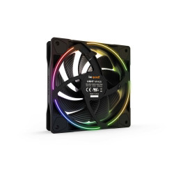 Ventilateur de boitier Be Quiet Light Wings High Speed PWM RGB - 12cm (Noir)